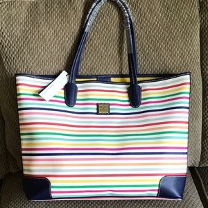 Dooney and Bourke NWT  Striped Tote